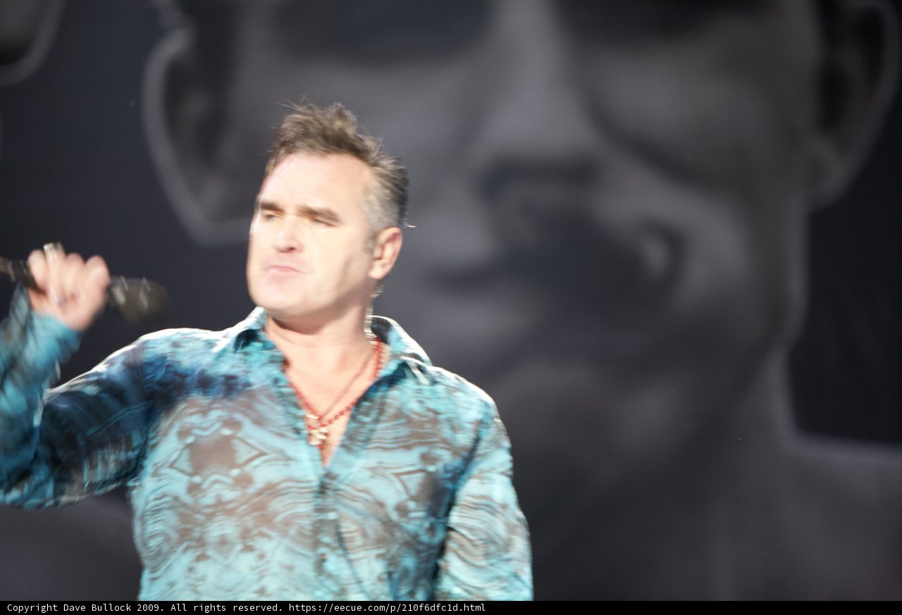 Morrissey Takes the Stage at Coachella 2009