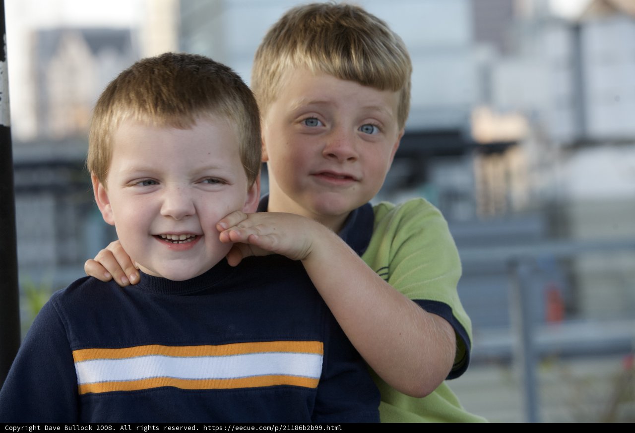 Happy Boys Strike a Pose