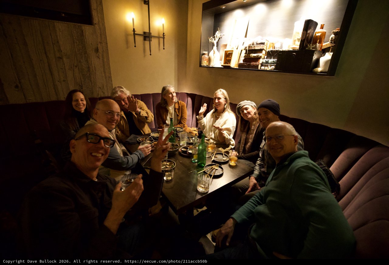 Friends Gathering at Intimate Restaurant Dinner