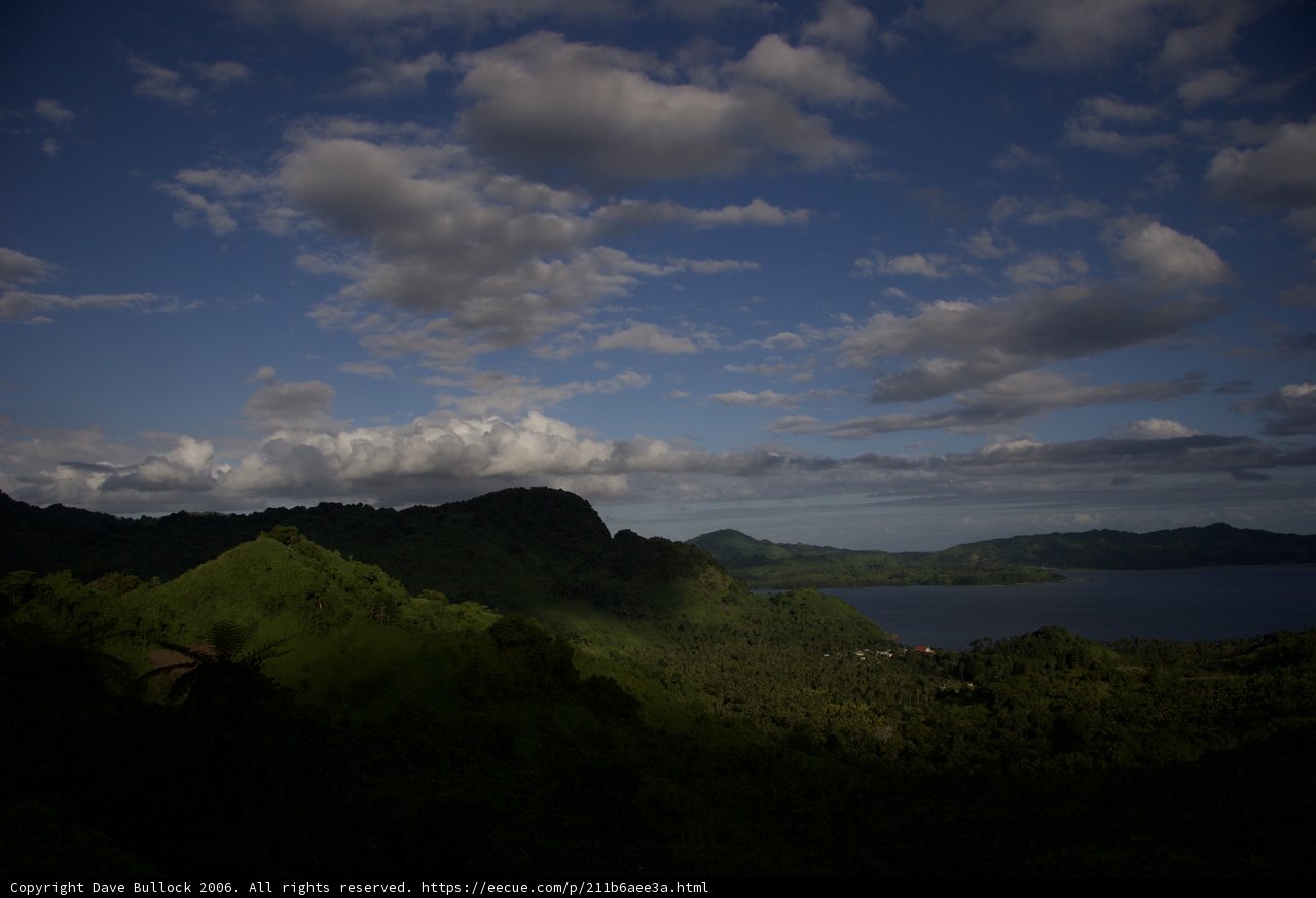 Majestic Ocean and Mountain View from Hilltop