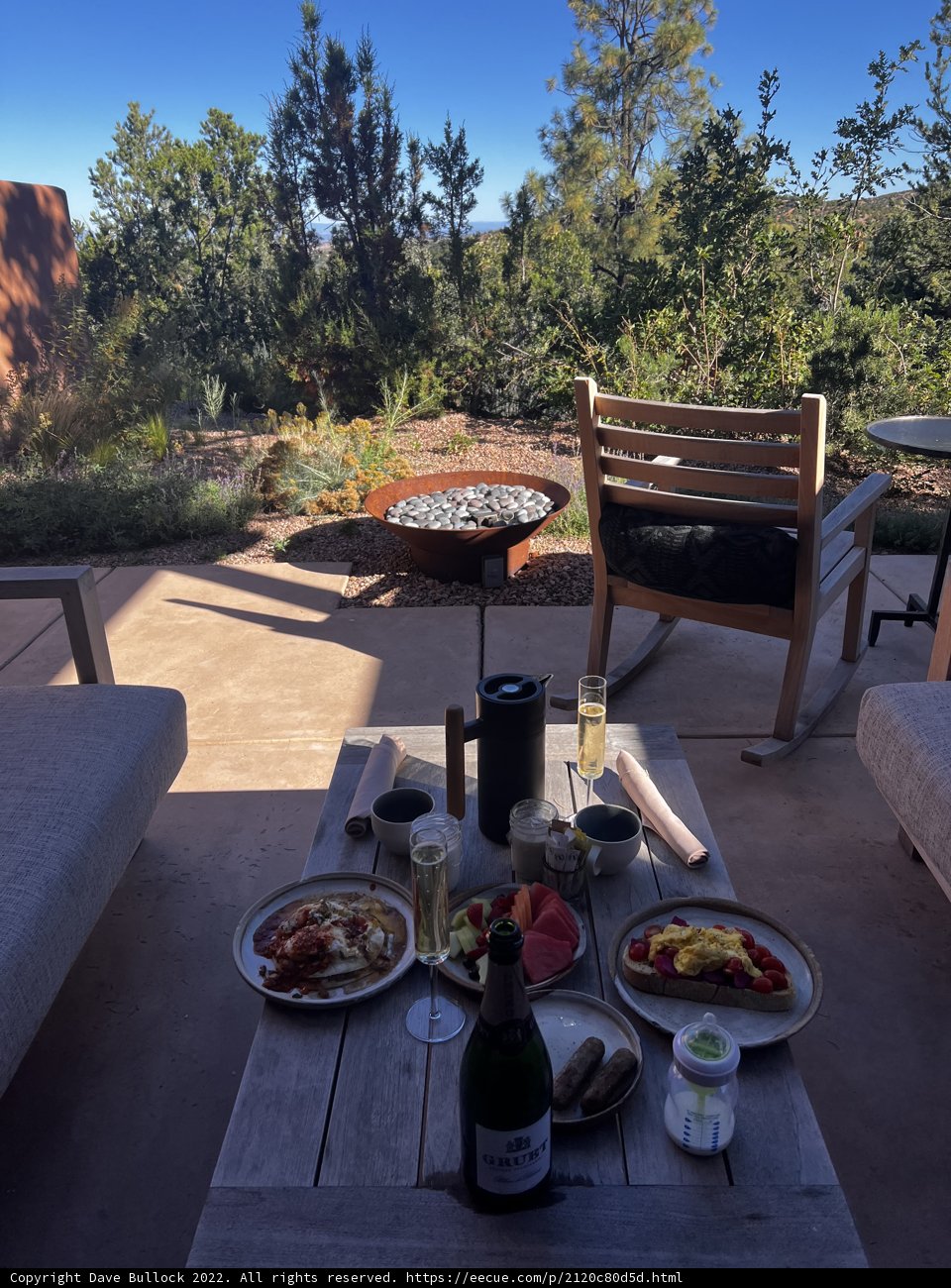 Dining Al Fresco in Tesuque
