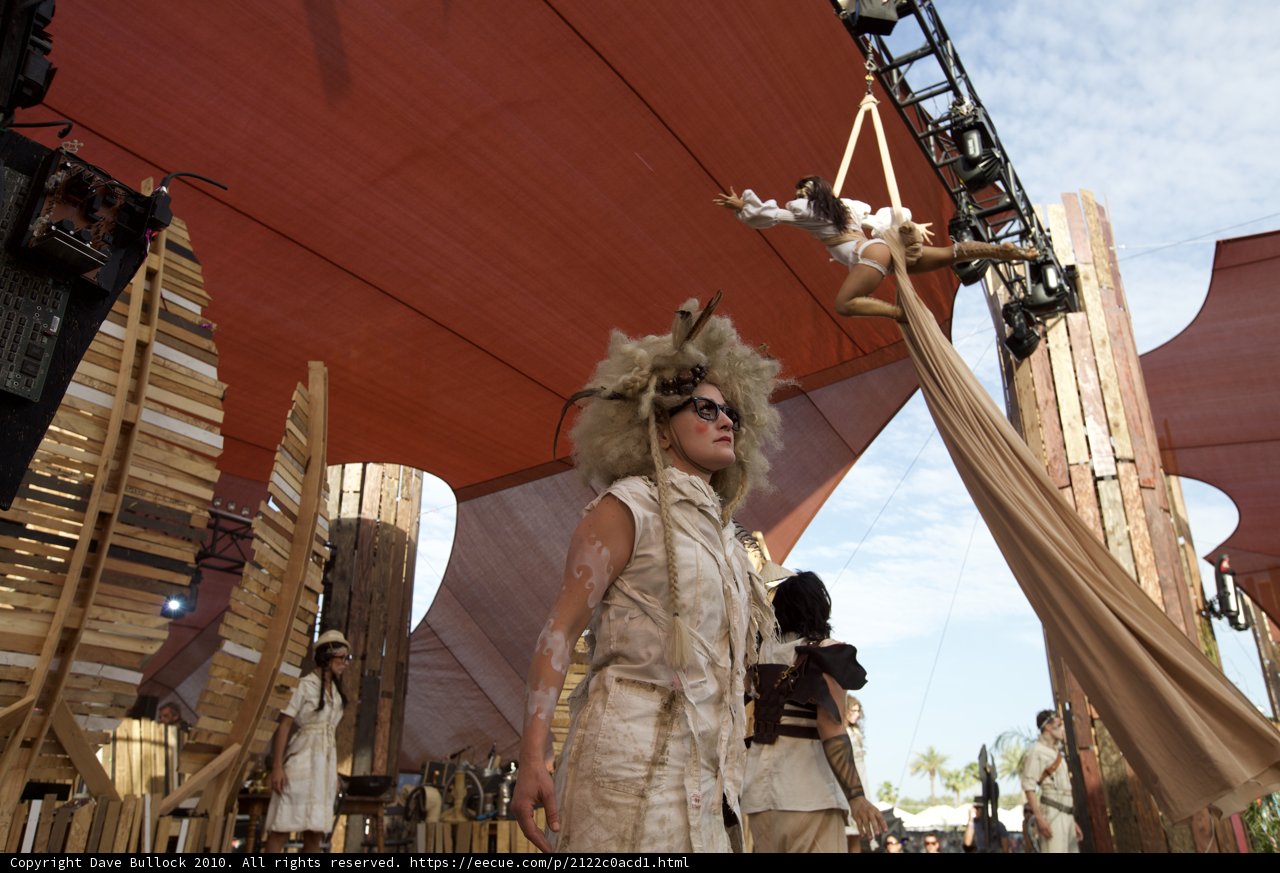 Daredevil on the Coachella Stage