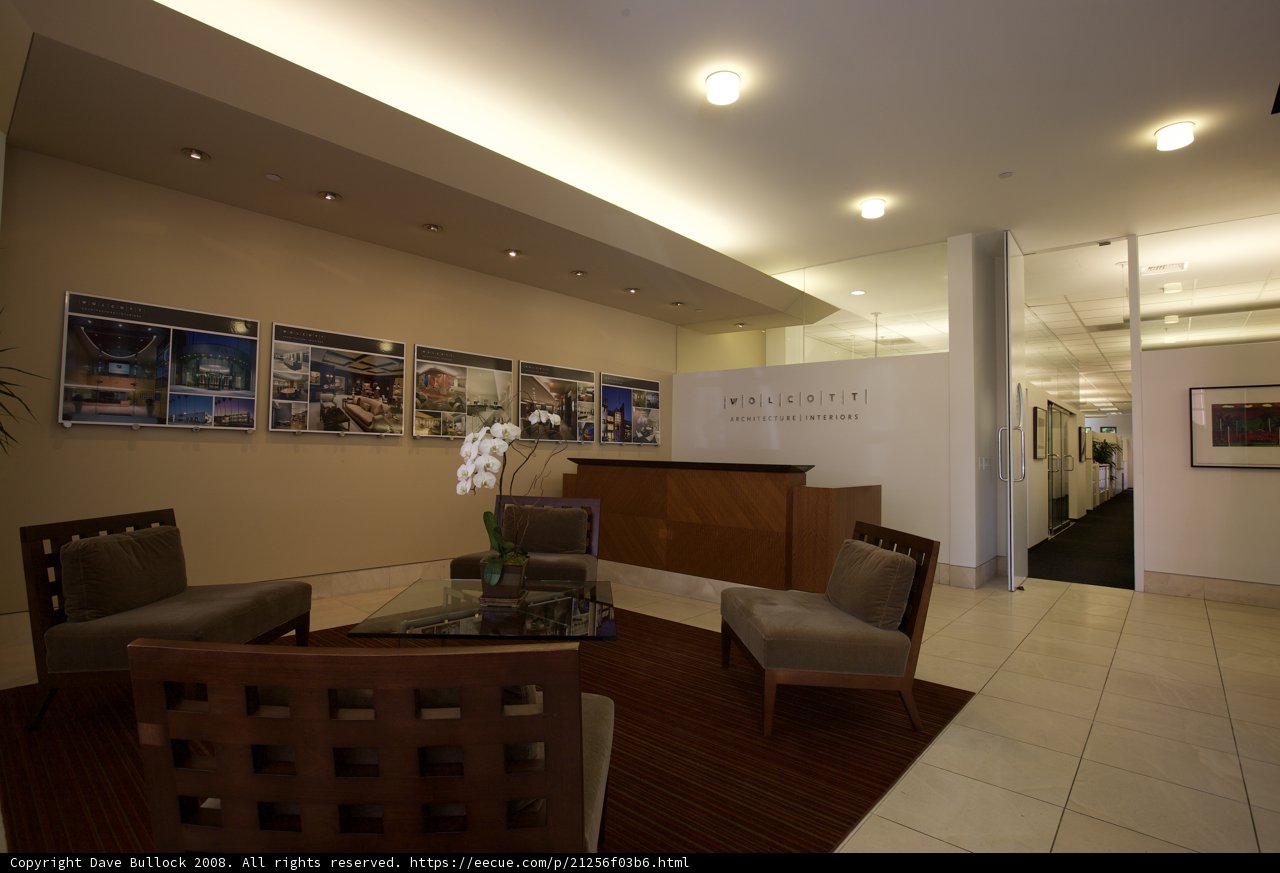 Elegant Foyer with Contemporary Furniture