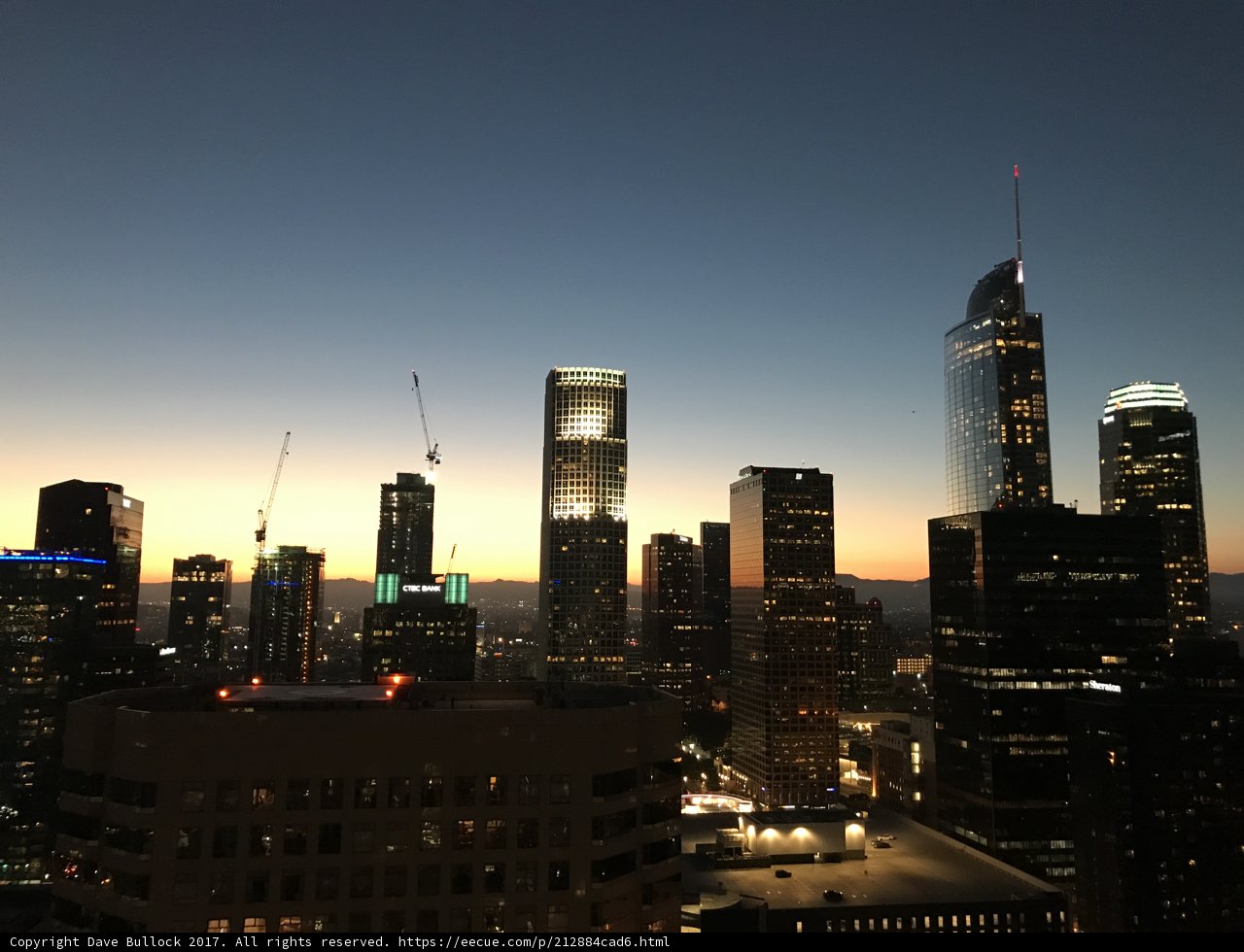 Sunset over the Urban Jungle