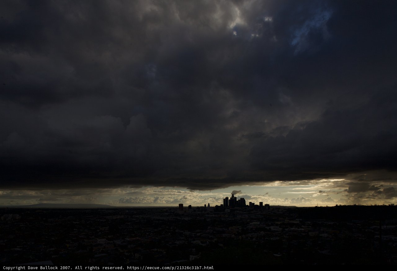 Stormy Skies Over the City