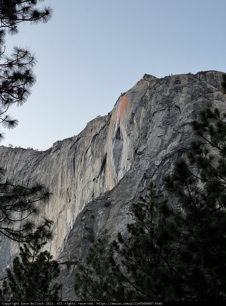 Red Rock Face in Yosemite