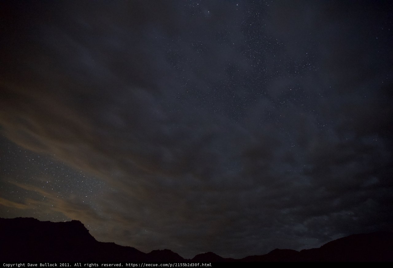Desert Night Sky