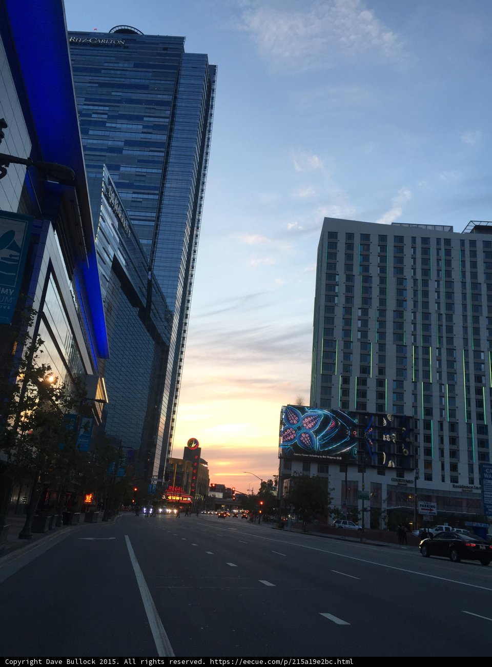 Cosmic Billboard at Twilight