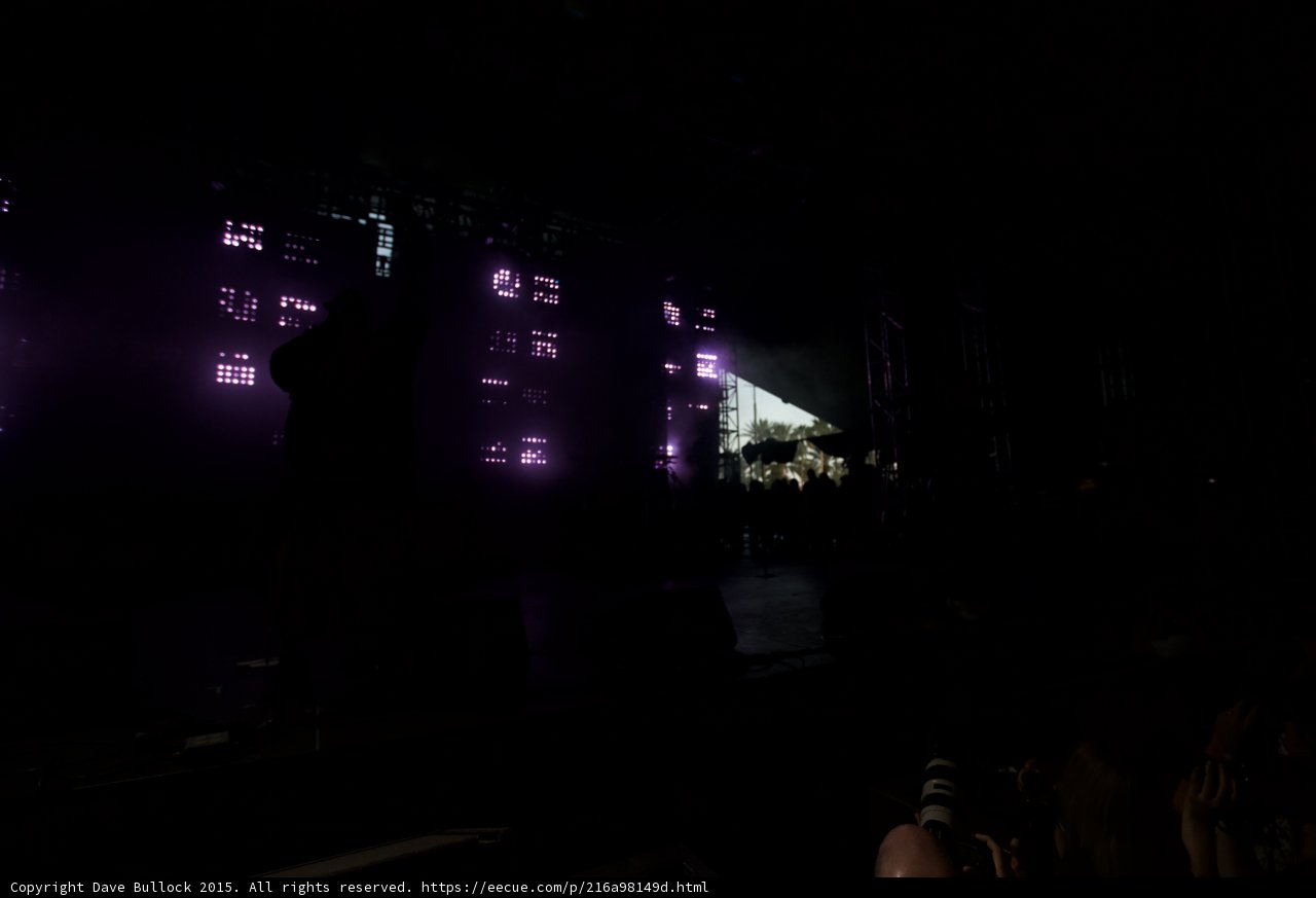 Stage Purple LEDs Dark