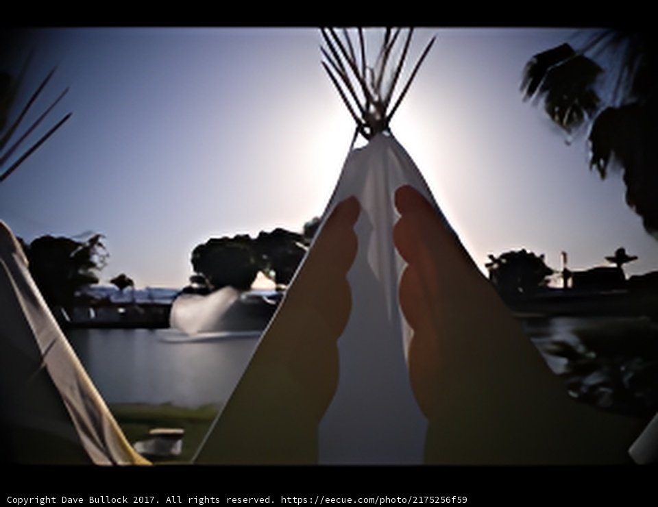 Sun-Kissed Teepee