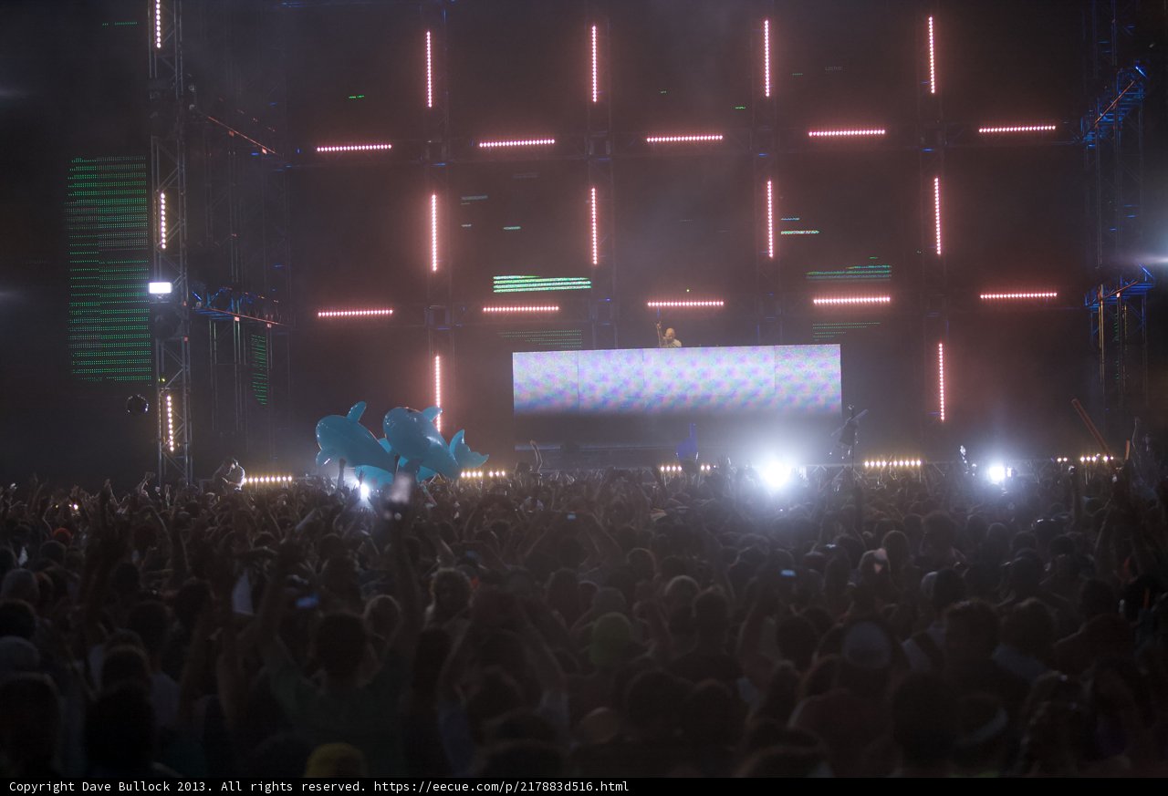 Coachella Rock Concert Lights Up the Night