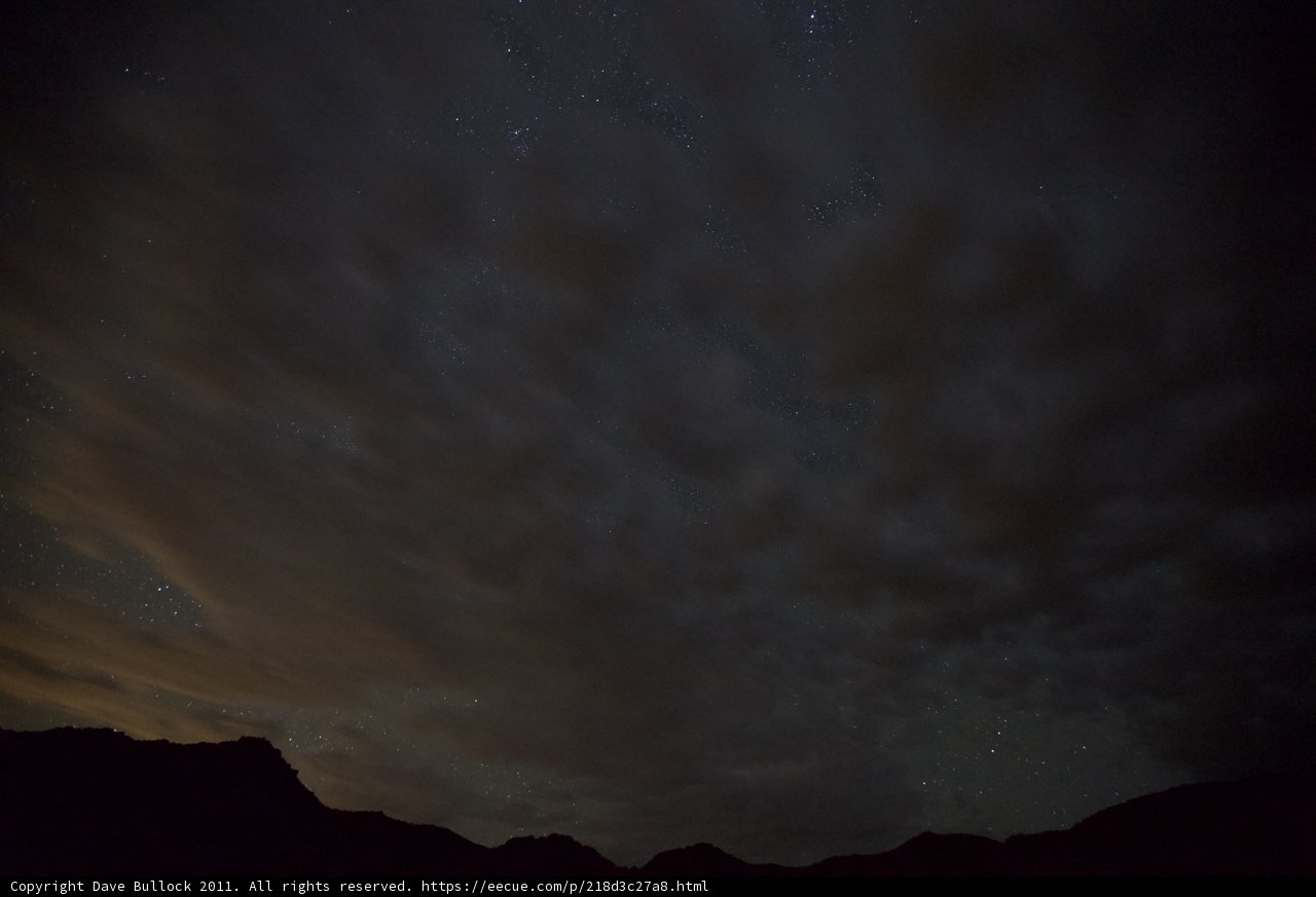 Stars Shine Through Clouds
