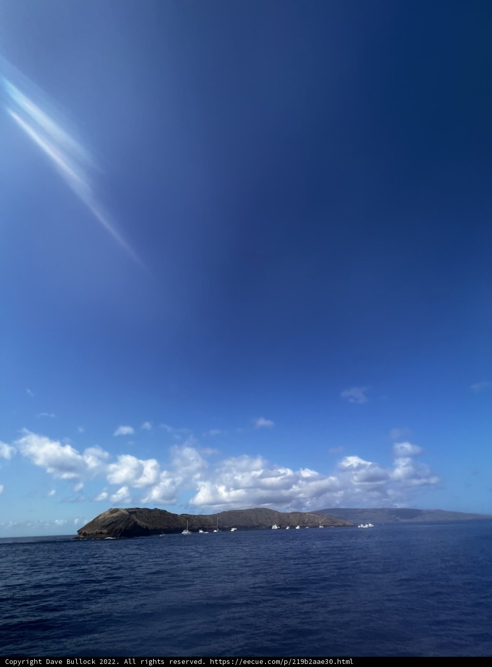 Scenic View of the Ocean and Island