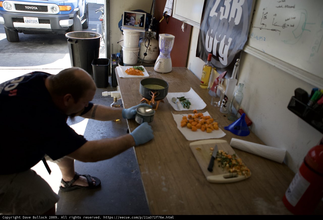 Food Prep in the Workshop