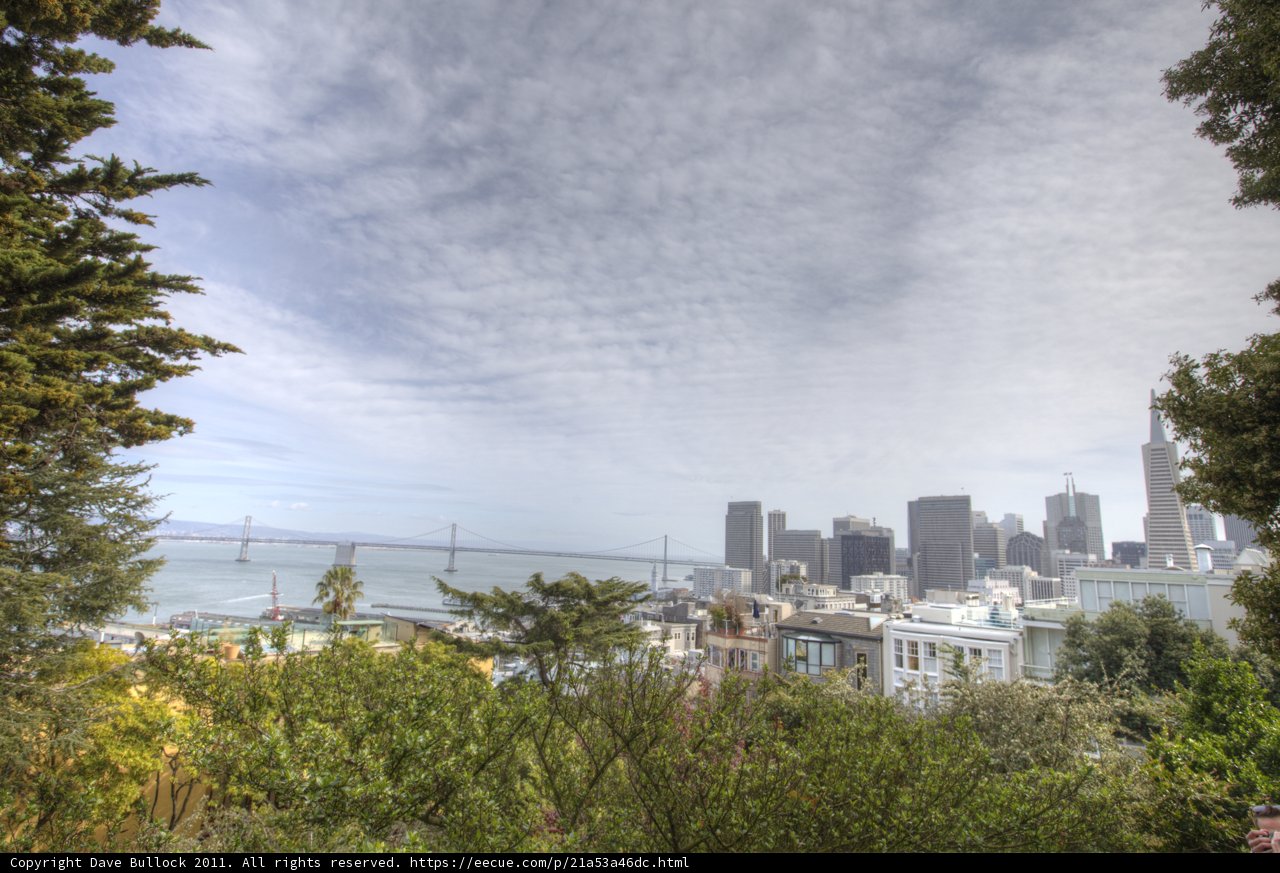 Panoramic view of San Francisco Bay Area