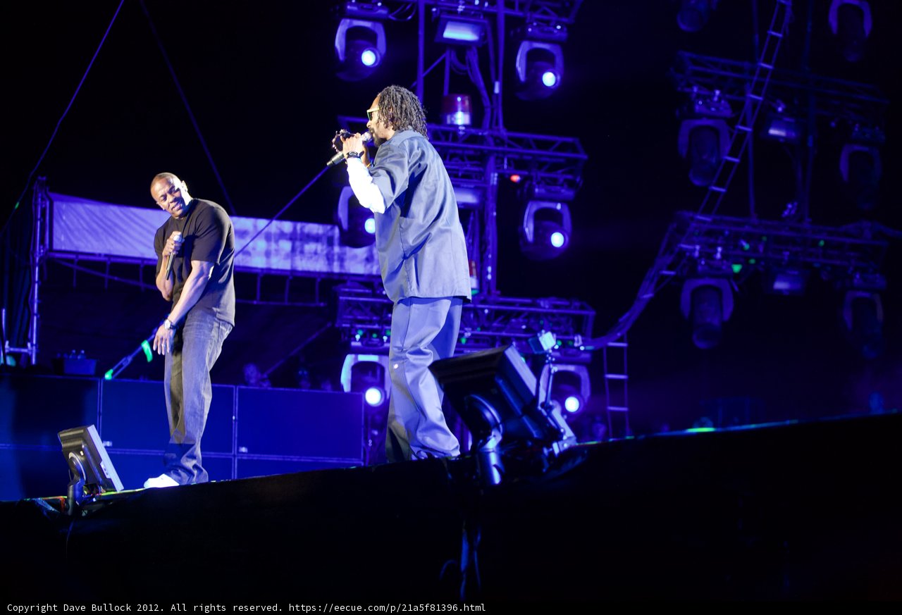 Dr. Dre and Guest Performer Rock Coachella Stage