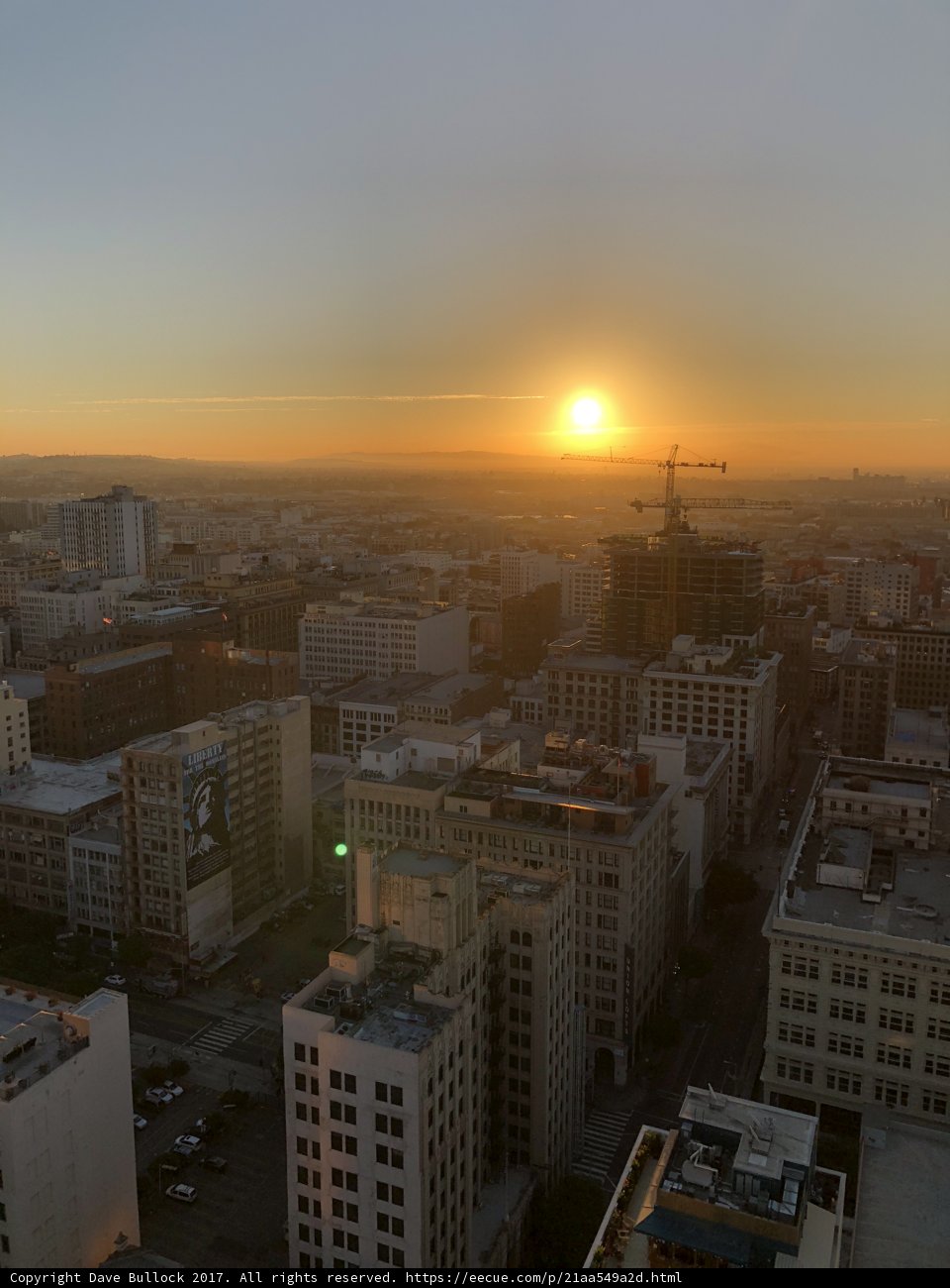 Los Angeles Sunset Skyline