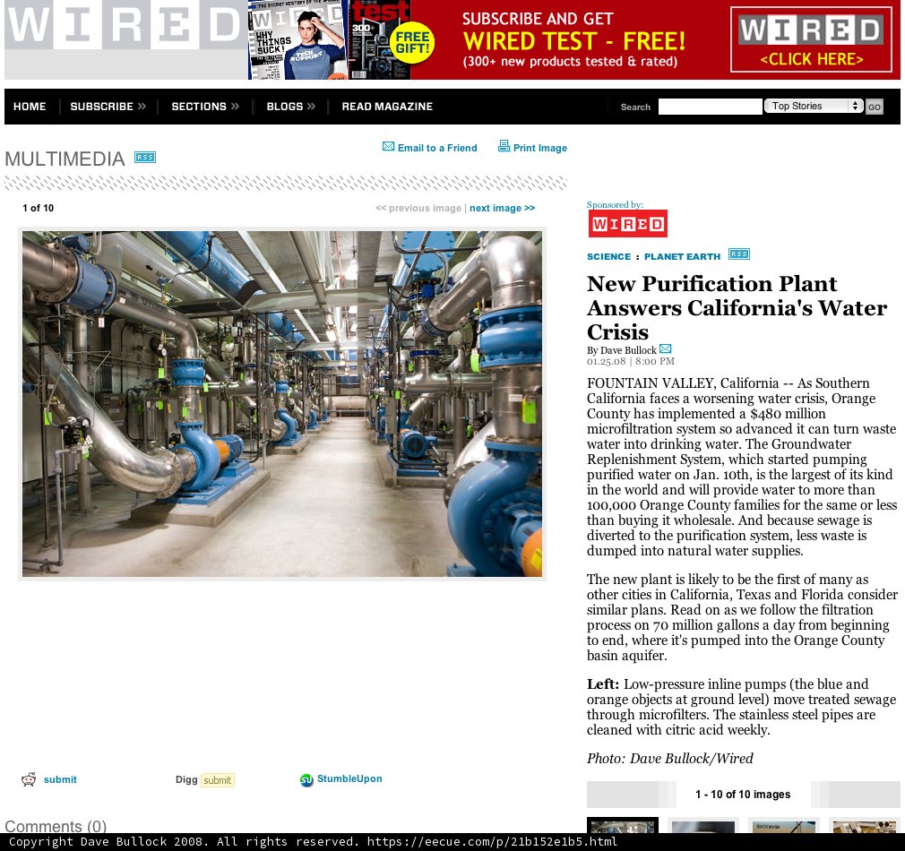 Inside the Wire: A Glimpse of a Water Treatment Plant