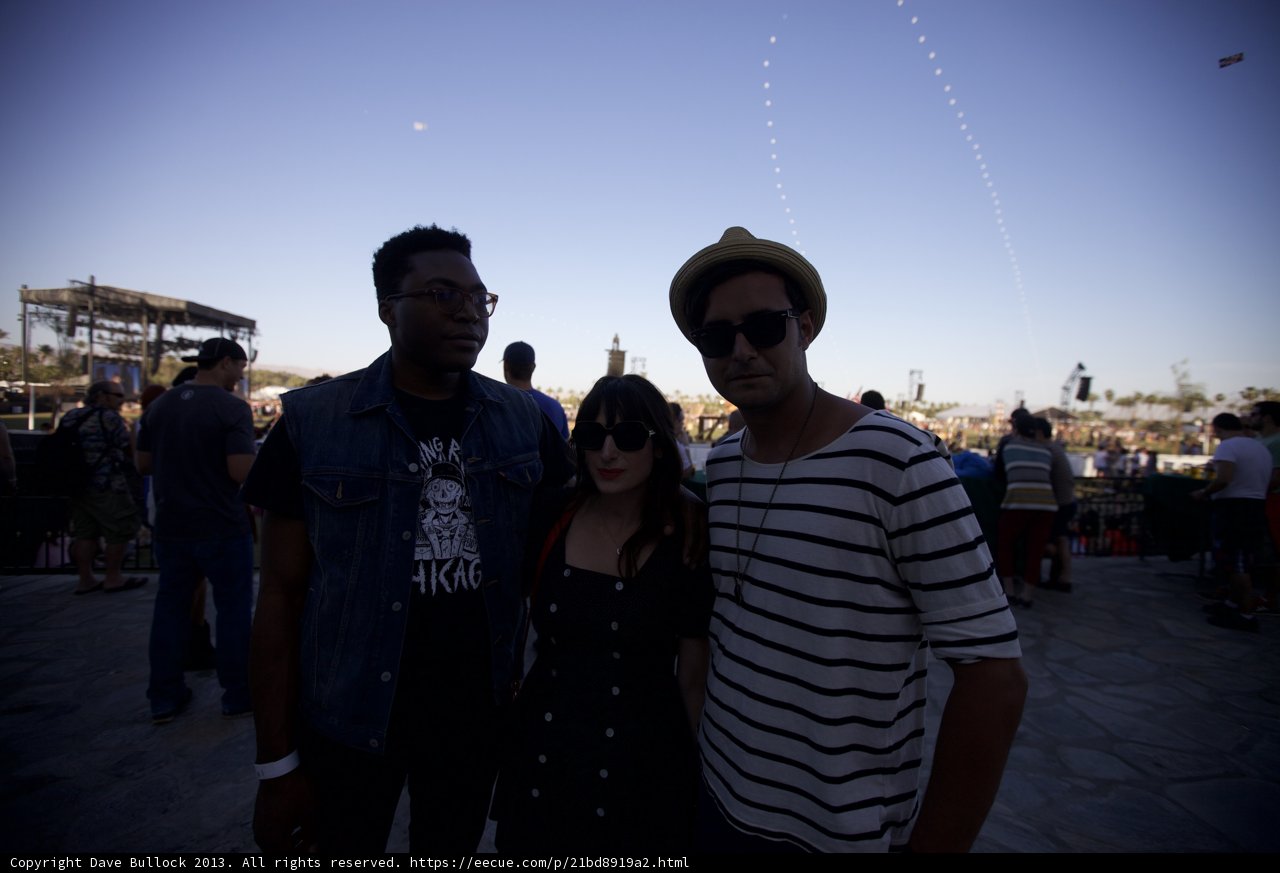 Three Friends Jamming Under the Blue Sky