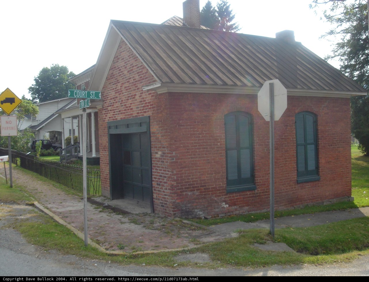 Brick Building with Sign