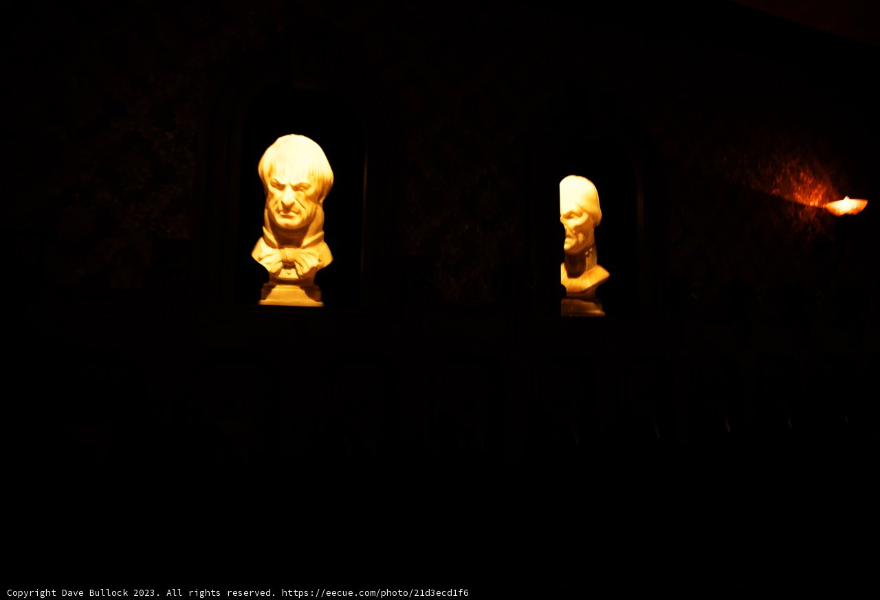 Mysterious Faces in the Crypt