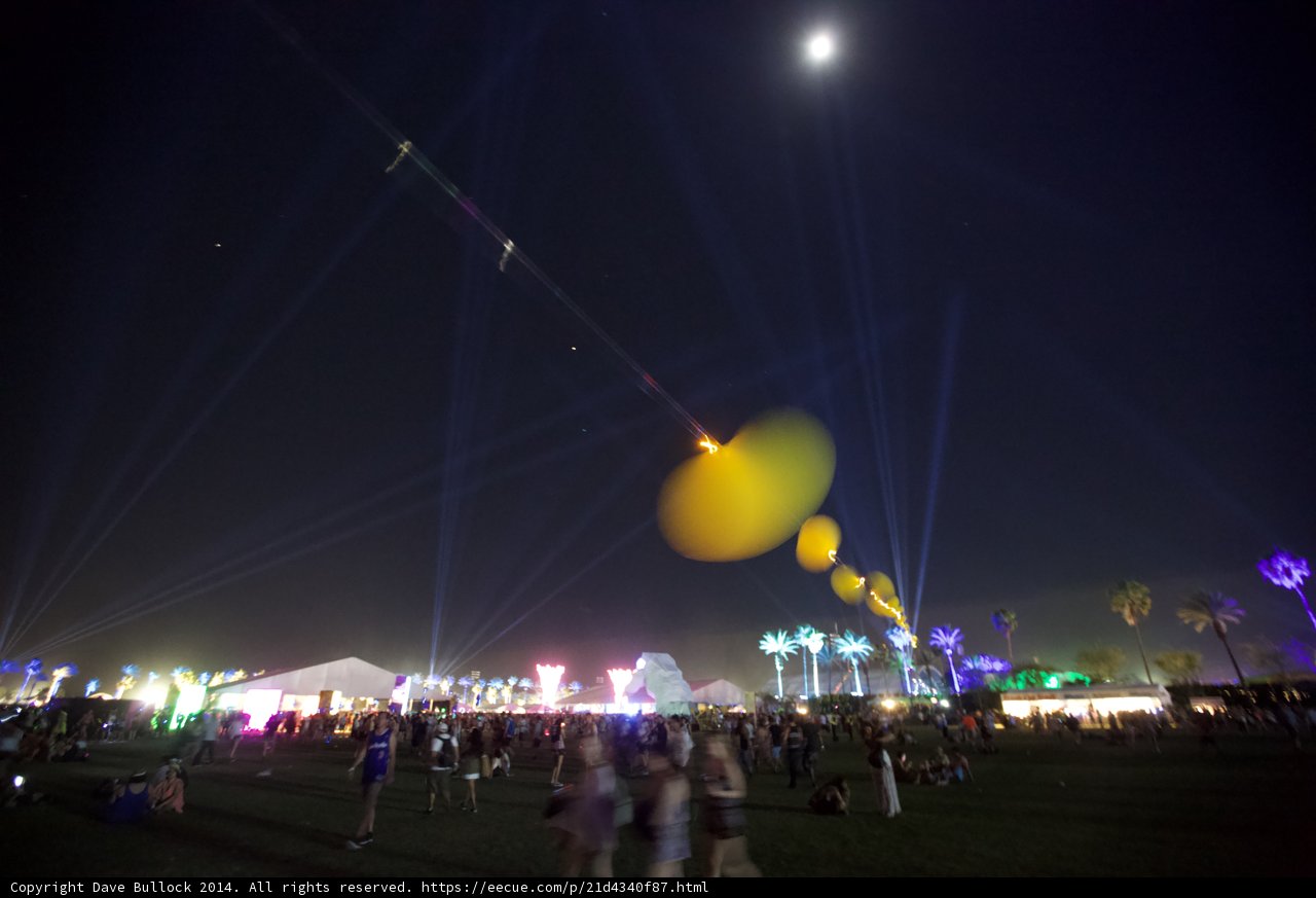 Nighttime Balloon Concert
