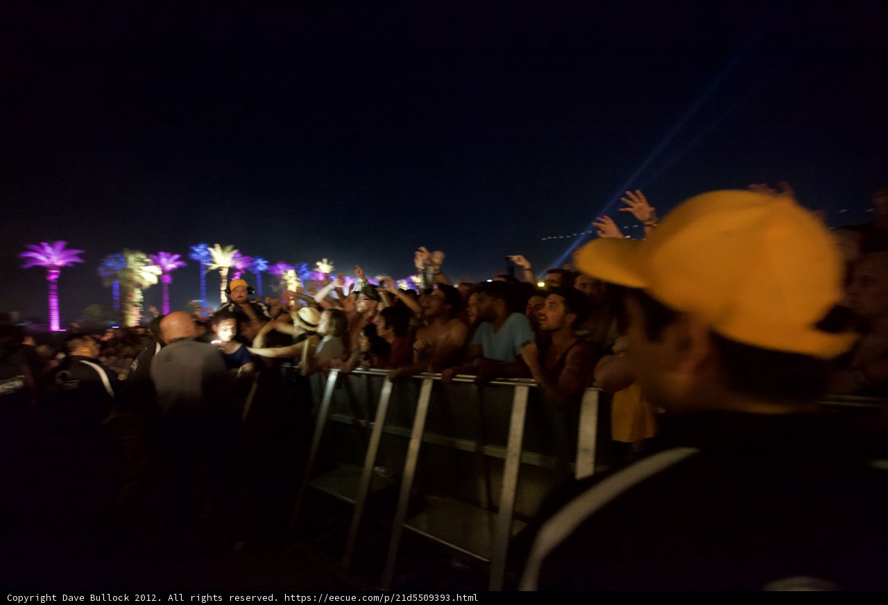 Hands-Up Crowd at Coachella Concert