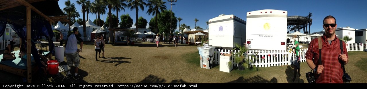 Camping in the Palm Trees