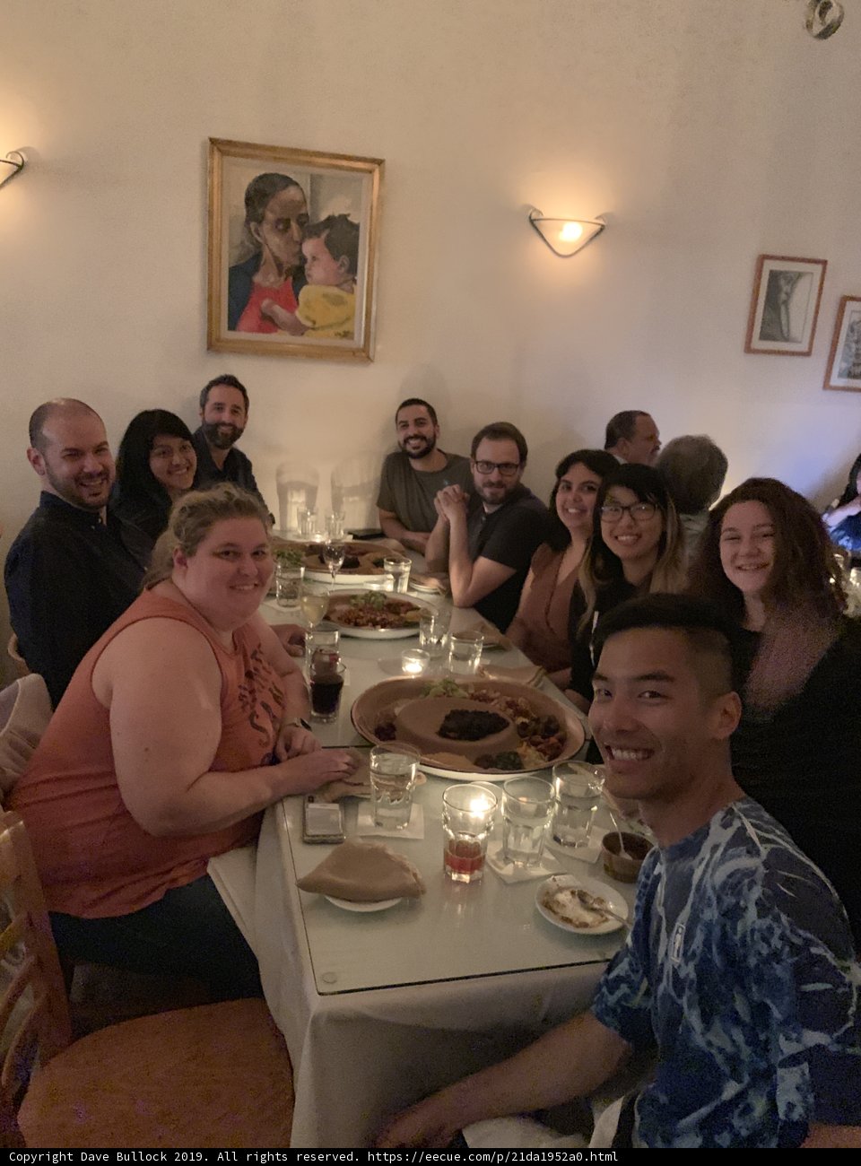 Dinner at a Trendy Los Angeles Restaurant