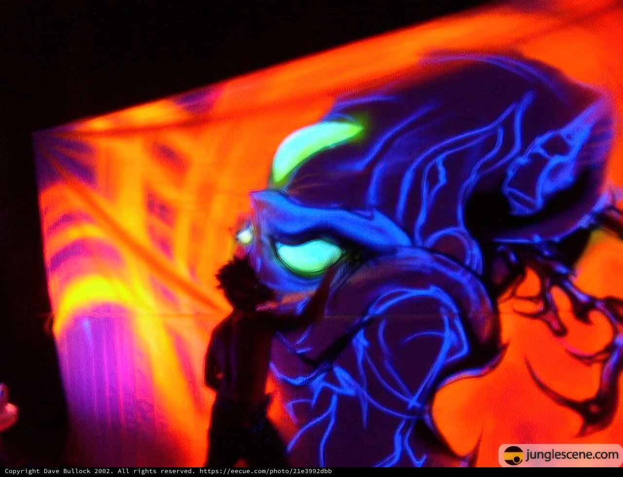 The Muralist's Magic in a Nightclub