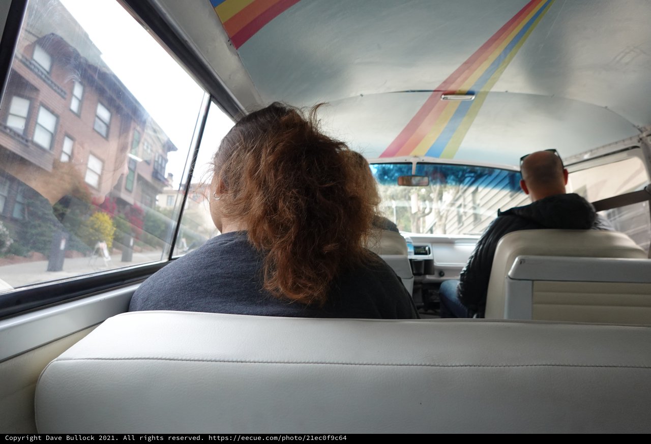 Bus Ride Through Urban Neighborhood