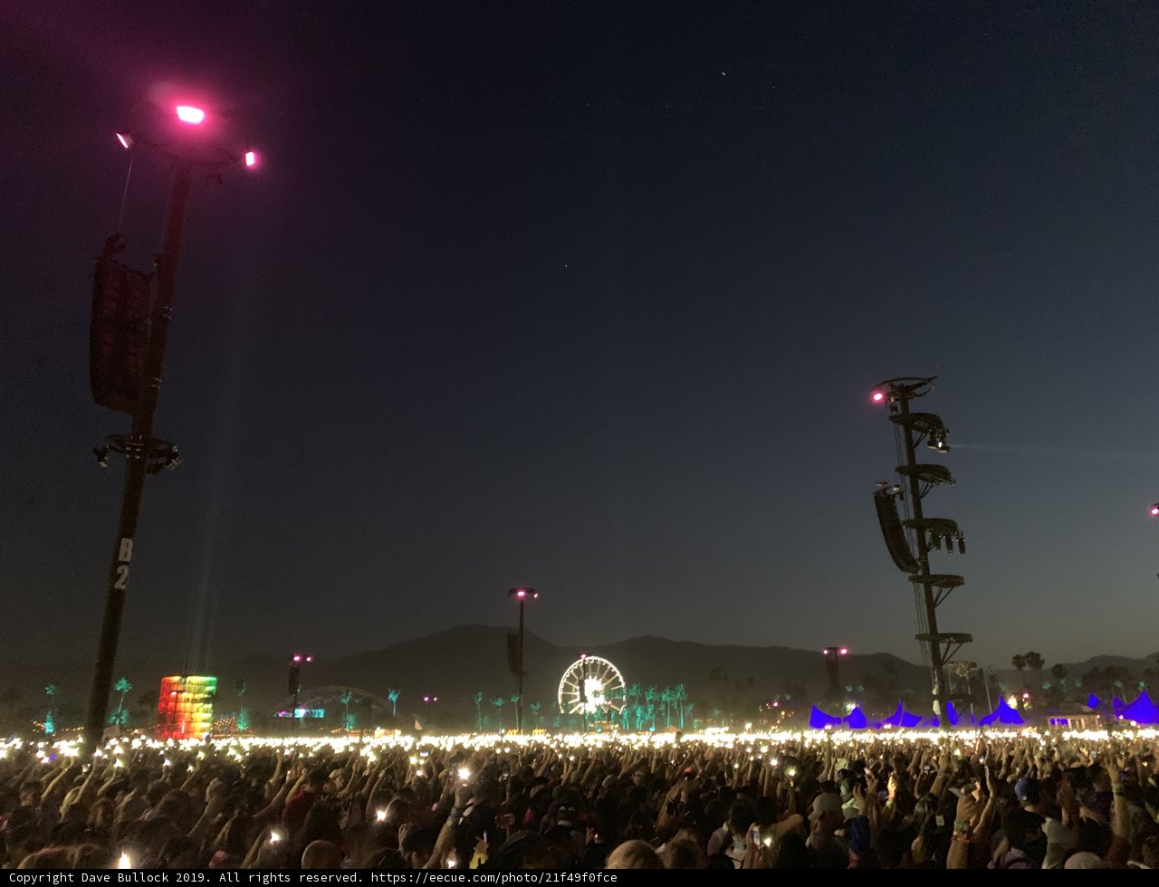 Night Sky Concert Flare
