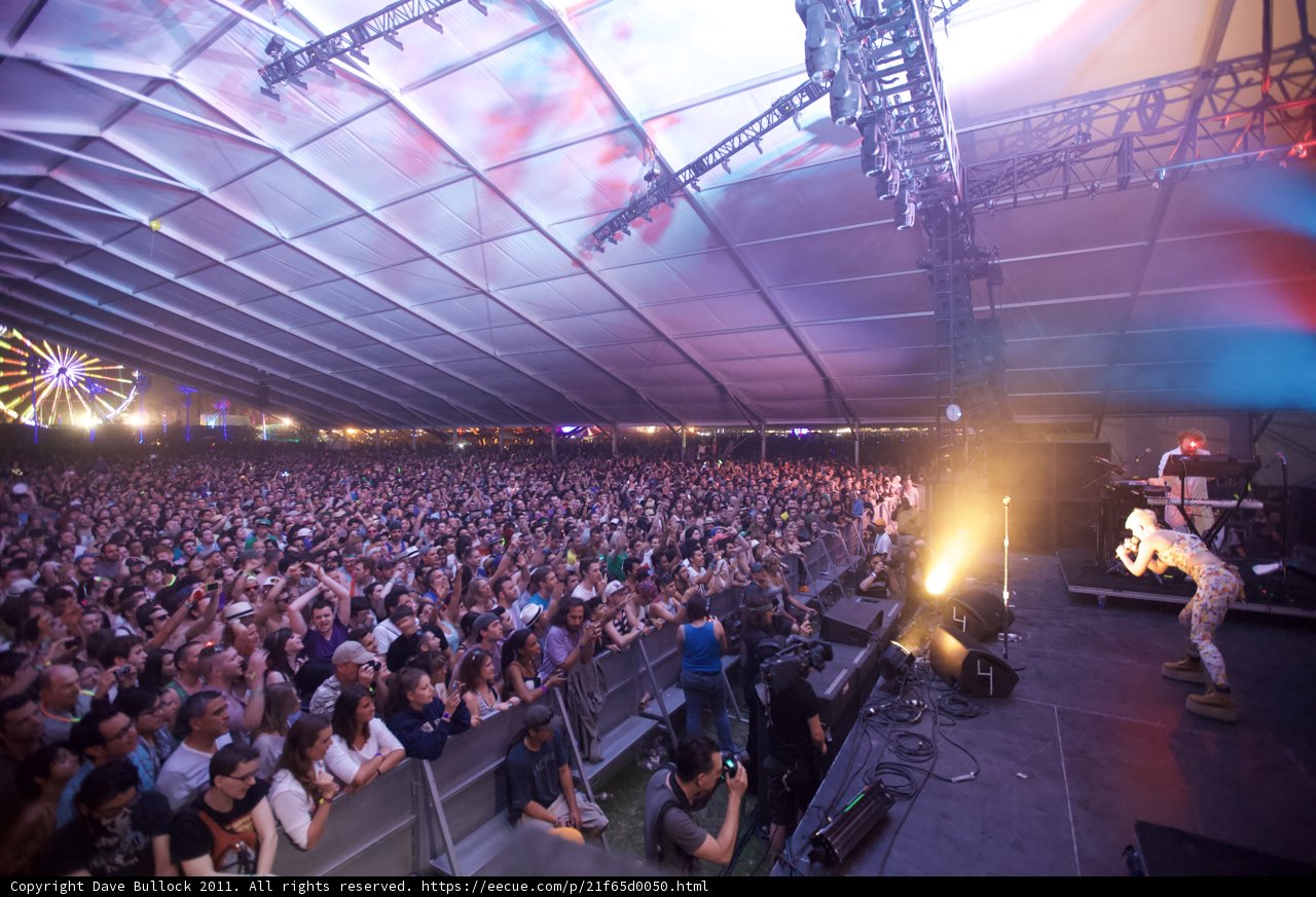 Coachella Nights: A Sea of Faces and Lights
