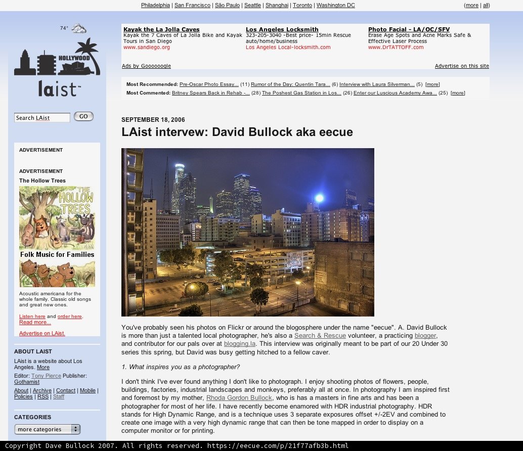 The digital home of the city magazine