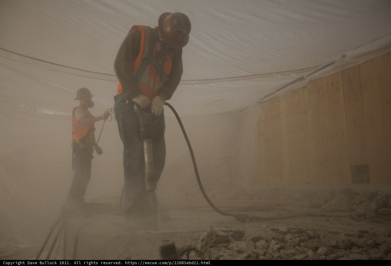 Workers Pouring Concrete