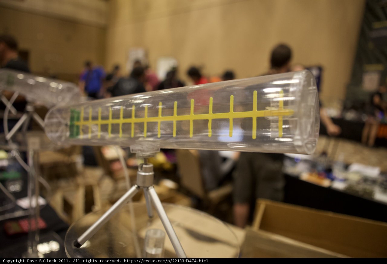 Yellow-Lined Plastic Tube