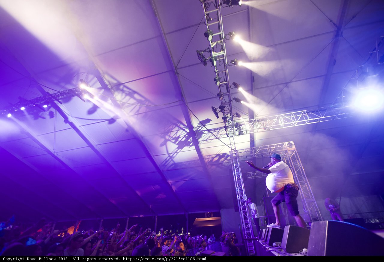 Man Rocks the Stage at Coachella