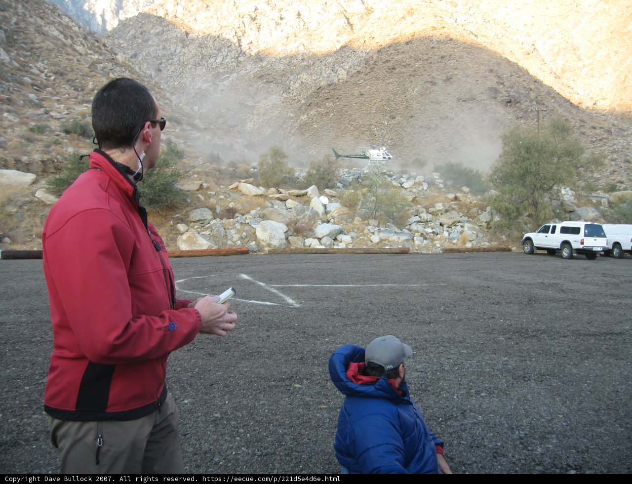 Father and Son in the Gravel Lot
