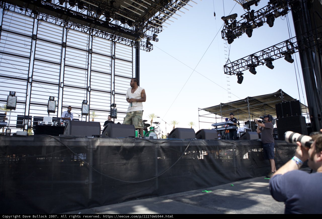 Man Rocking the Coachella Stage
