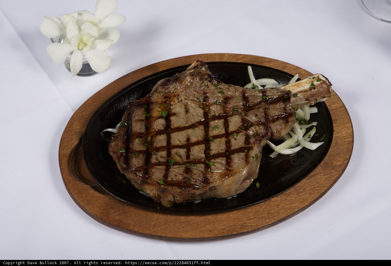 Juicy Steak on a Bed of Onions