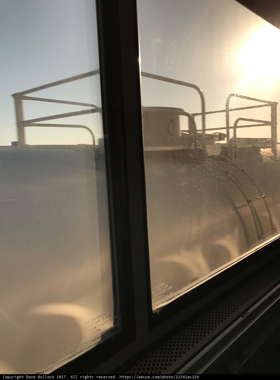 Sunburst on a Train Ride