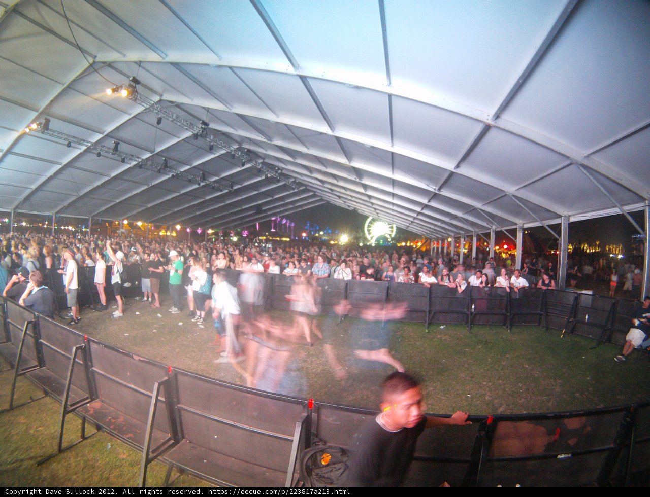 Concert Crowd under the Big Tent