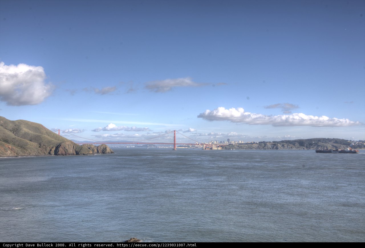 The Golden Gate Bridge in the Distance