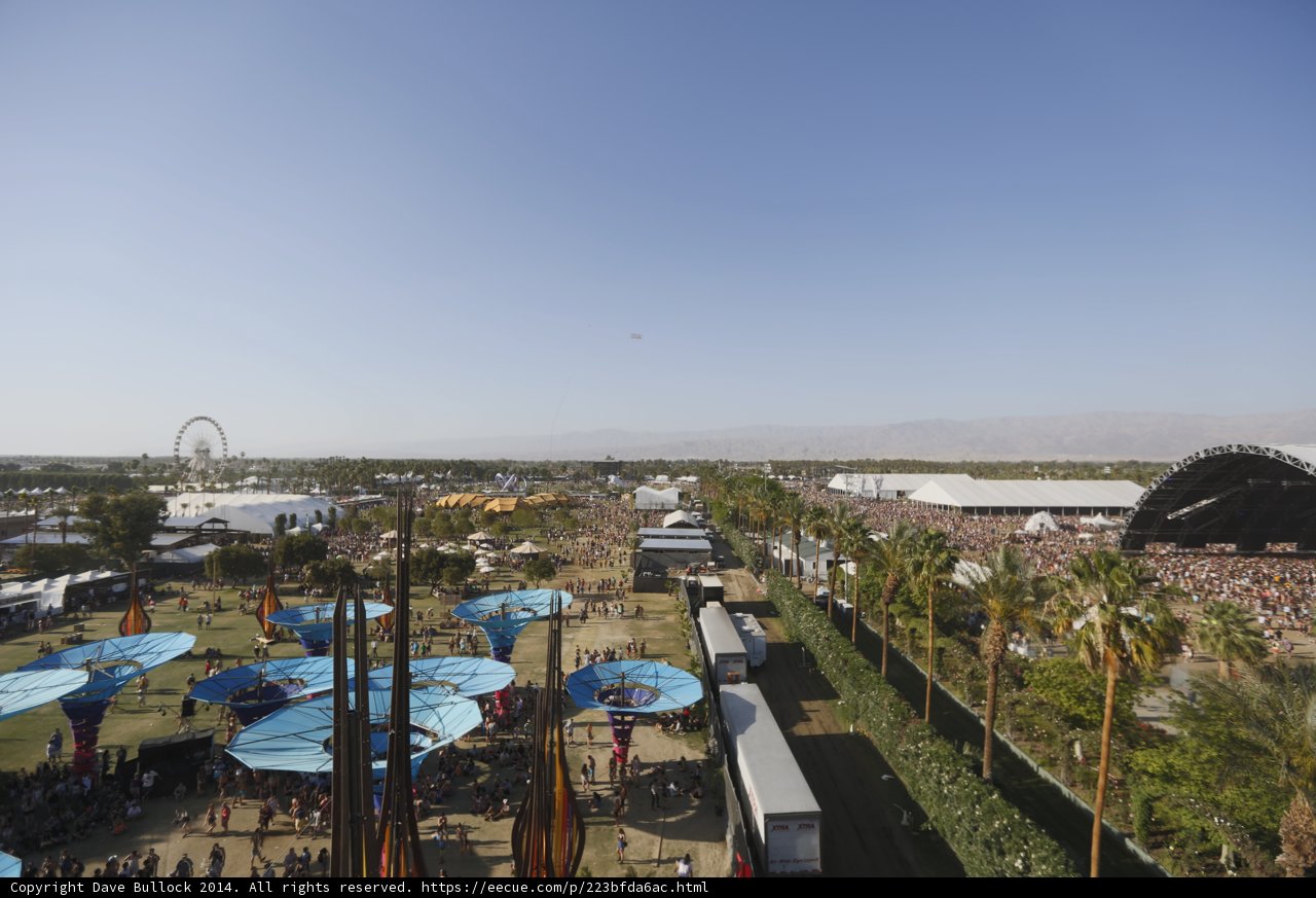 A Bird's Eye View of Coachella Fun