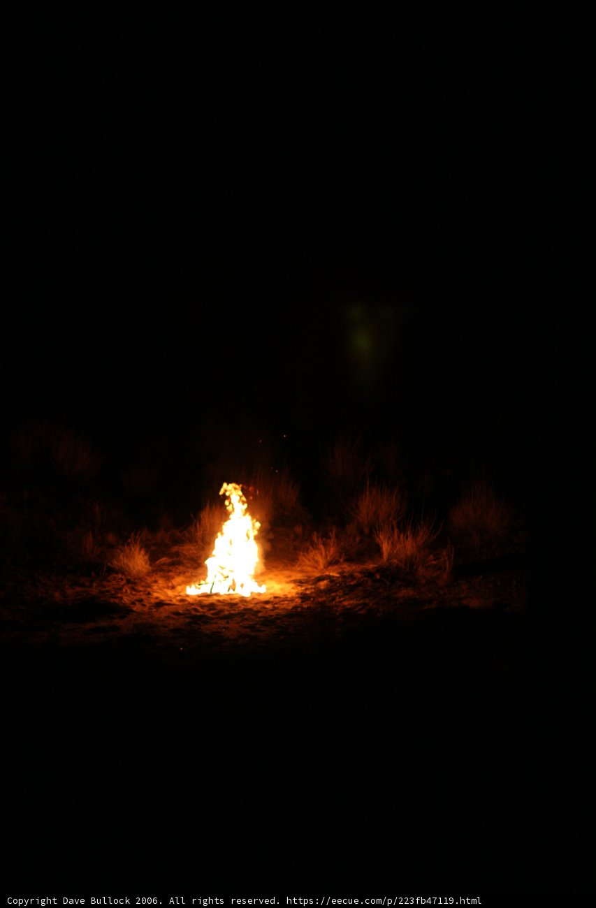 Desert Bonfire