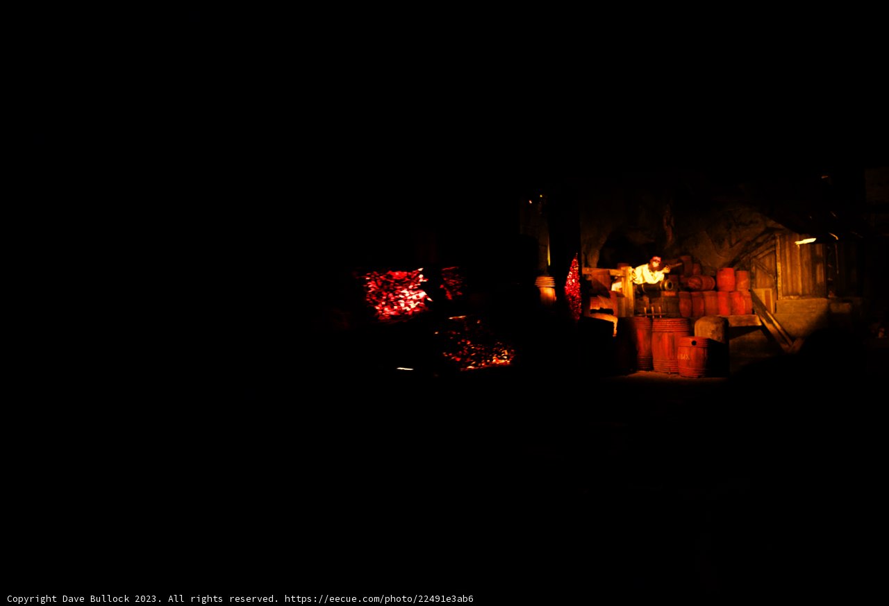 Enigmatic Flames in the Disneyland Darkness