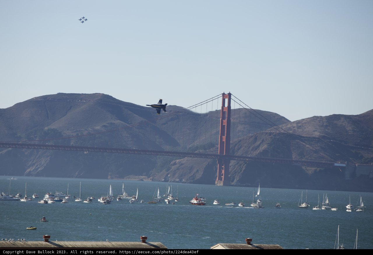Spectacular Bridge Overlook During Fleet Week