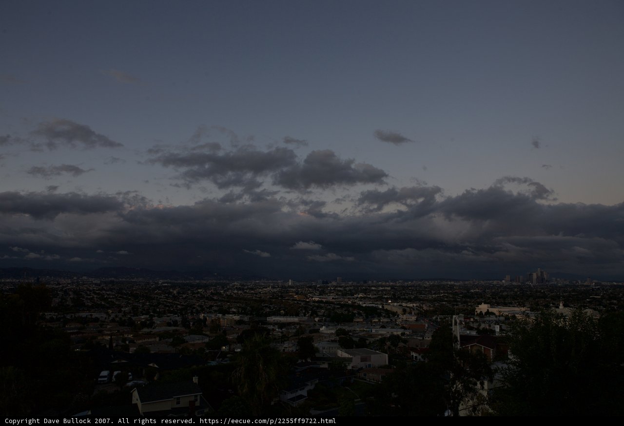 Dark Clouds Over the Cityscape