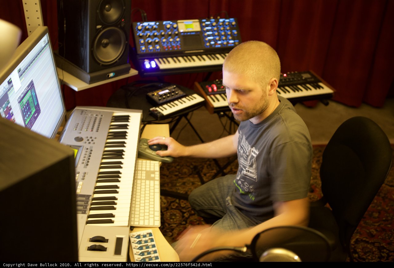 Morgan Page at the Keyboard