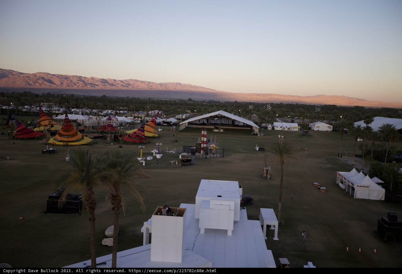 Desert Festival Stage and Tents